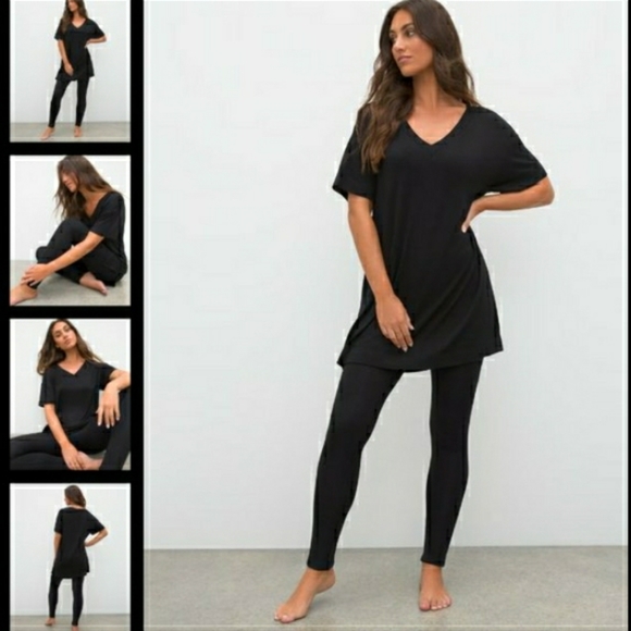 Soma Days Nights Leggings Tunic Top, 2 Pc Set NWT RET $94- - Picture 5 of 6